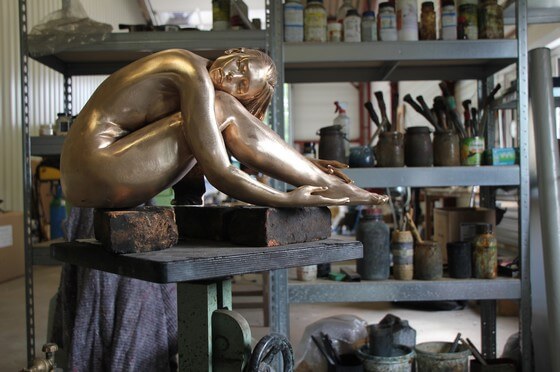 sculpture en bronze